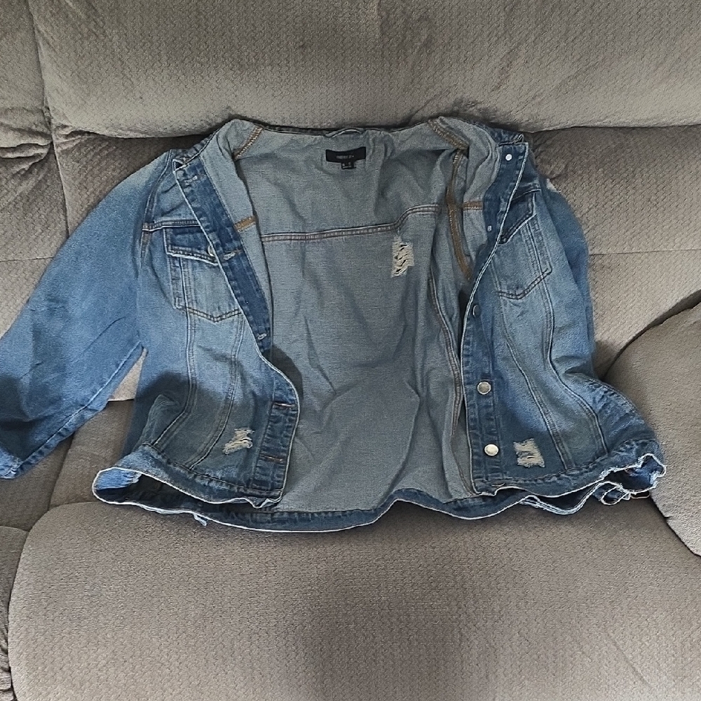 Forever 21 Classic Blue Jean Jacket